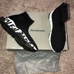 Graffiti balenciaga runners